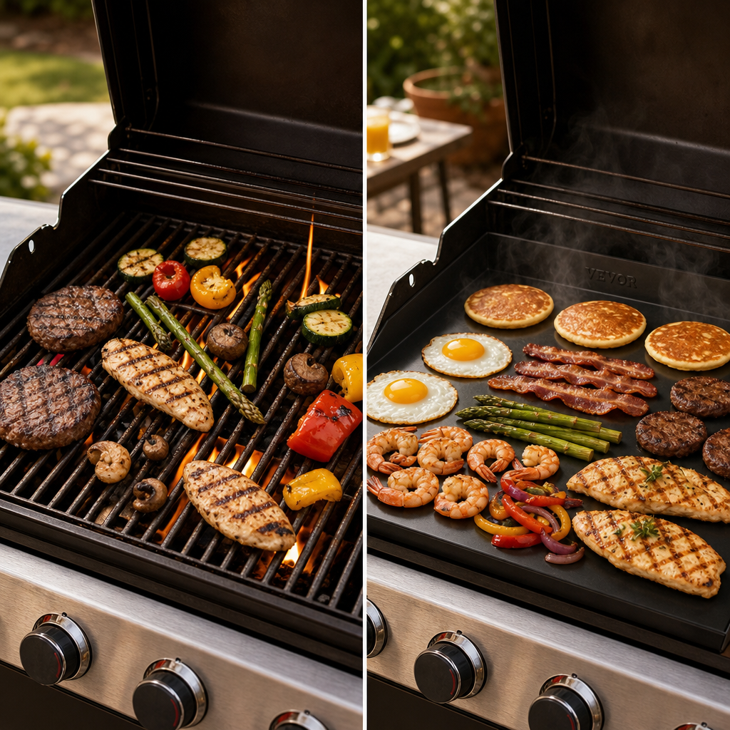 Plaque de cuisson plate en acier au carbone pour barbecue | Grida