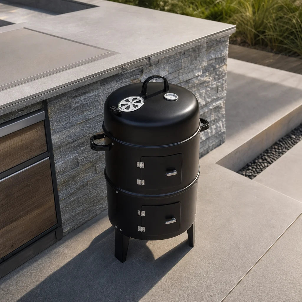 Fumoir vertical compact avec grilles | Aeroge