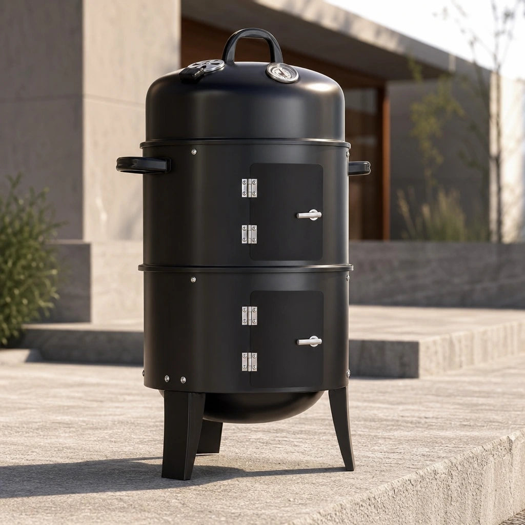 Fumoir vertical compact avec grilles | Aeroge