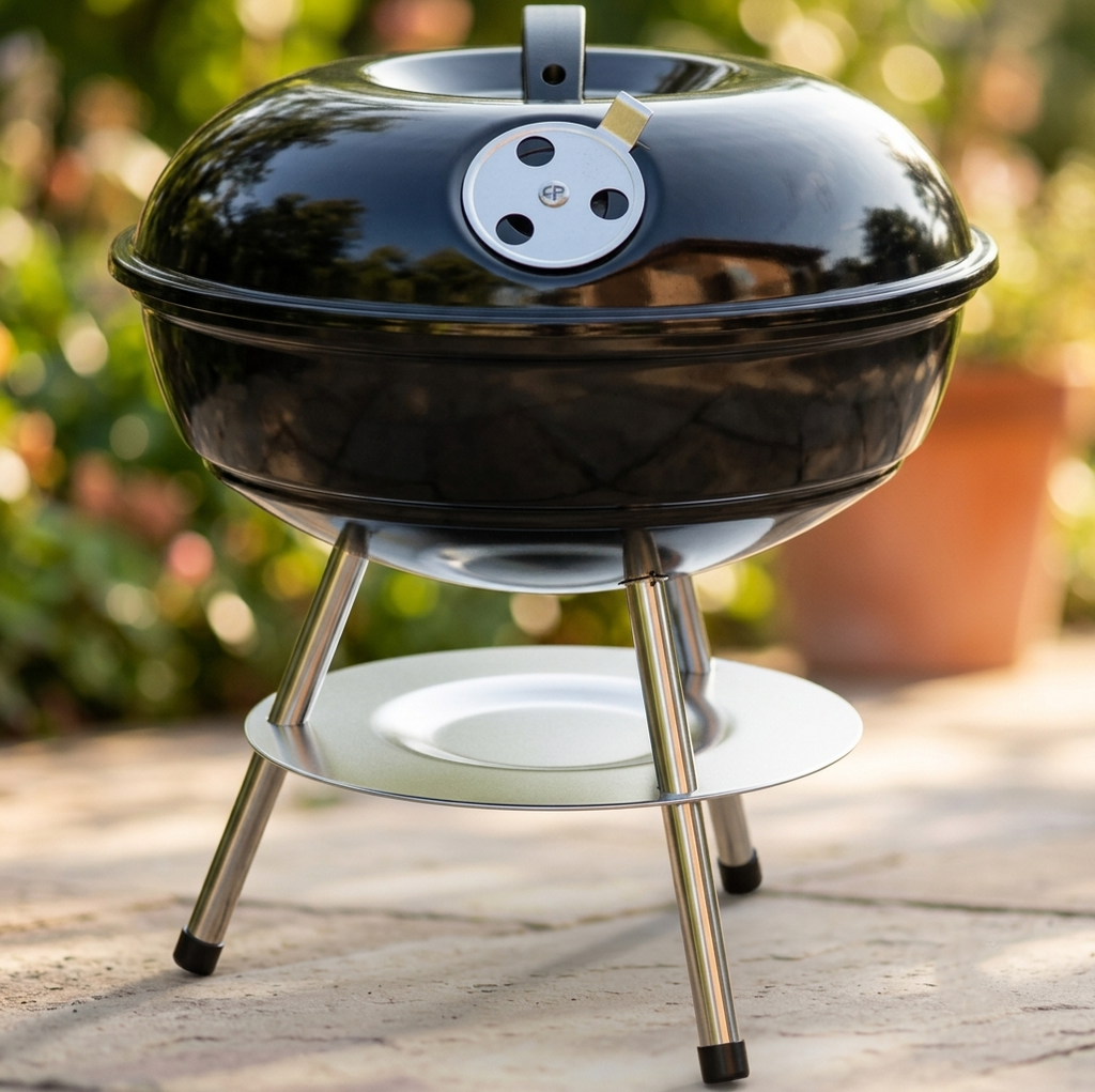 Petit barbecue à charbon portable avec couvercle | Spark