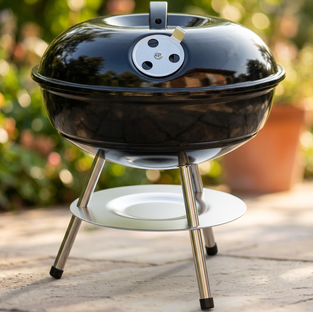 Petit barbecue à charbon portable avec couvercle | Spark
