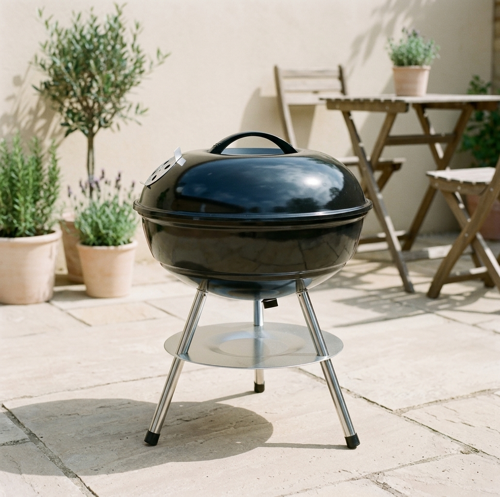 Petit barbecue à charbon portable avec couvercle | Spark